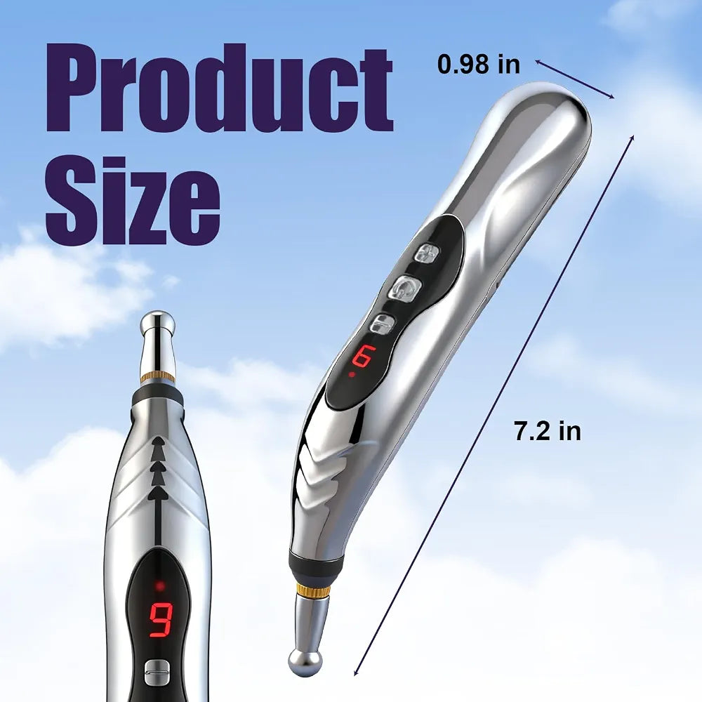 Adjustable 9-Level Electric Stimulation Wand for BDSM and Couples Play