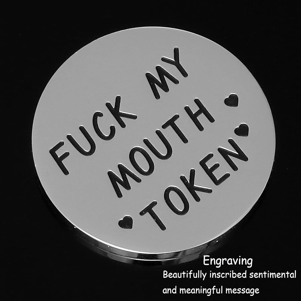 Romantic Naughty Token Set for Couples - Fun Valentine's Day Gift for Him
