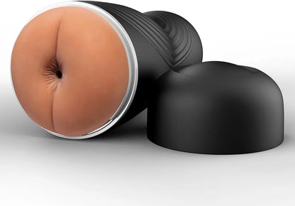 Realistic 8.5-Inch Anal Masturbation Cup for Men with Textured Internal Stimulation