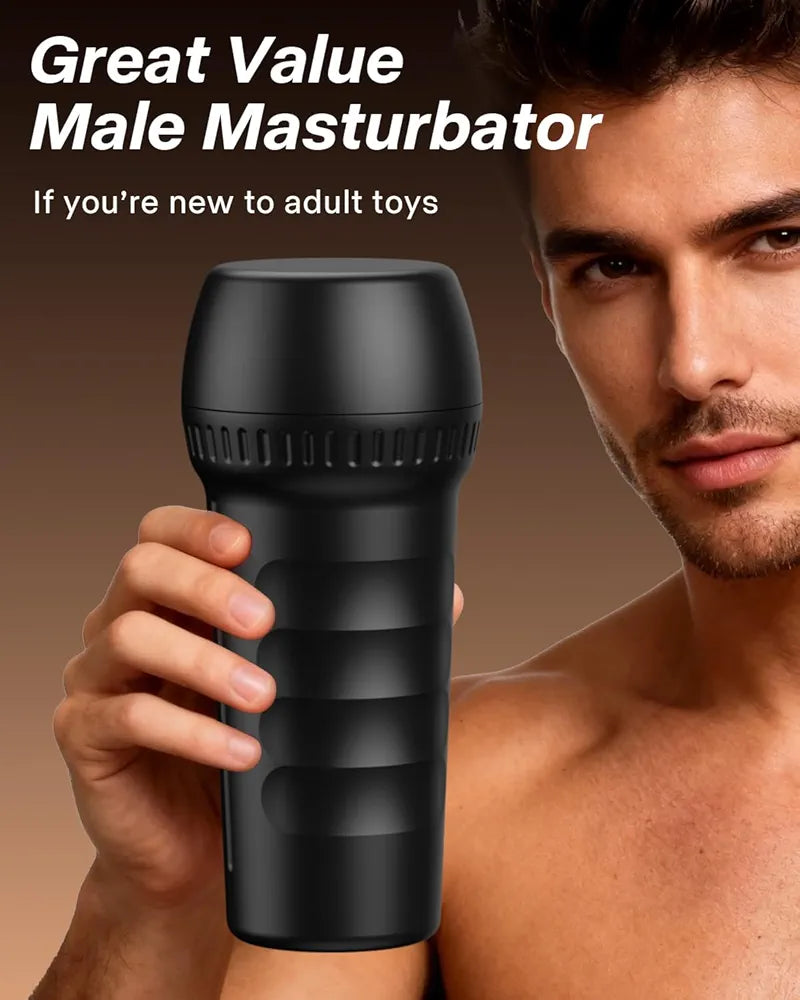 Viigoo Realistic 6.7-inch Pocket Pussy Masturbation Stroker for Men - Quiet Adult Sex Toy