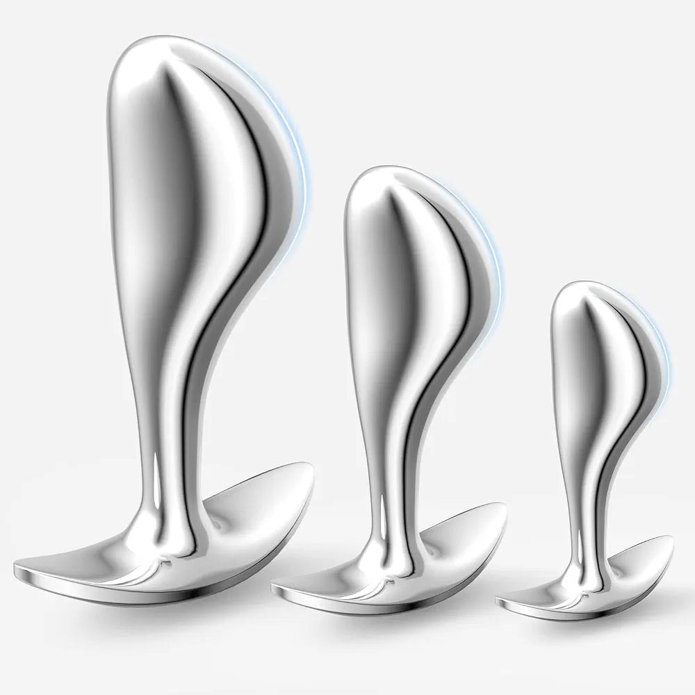 Beginner Anal Training Kit: Ergonomic Silicone Butt Plug for Prostate Massage and Comfort