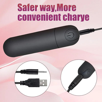 10-Mode Waterproof Remote-Controlled G-Spot and Clitoral Vibrator for Couples