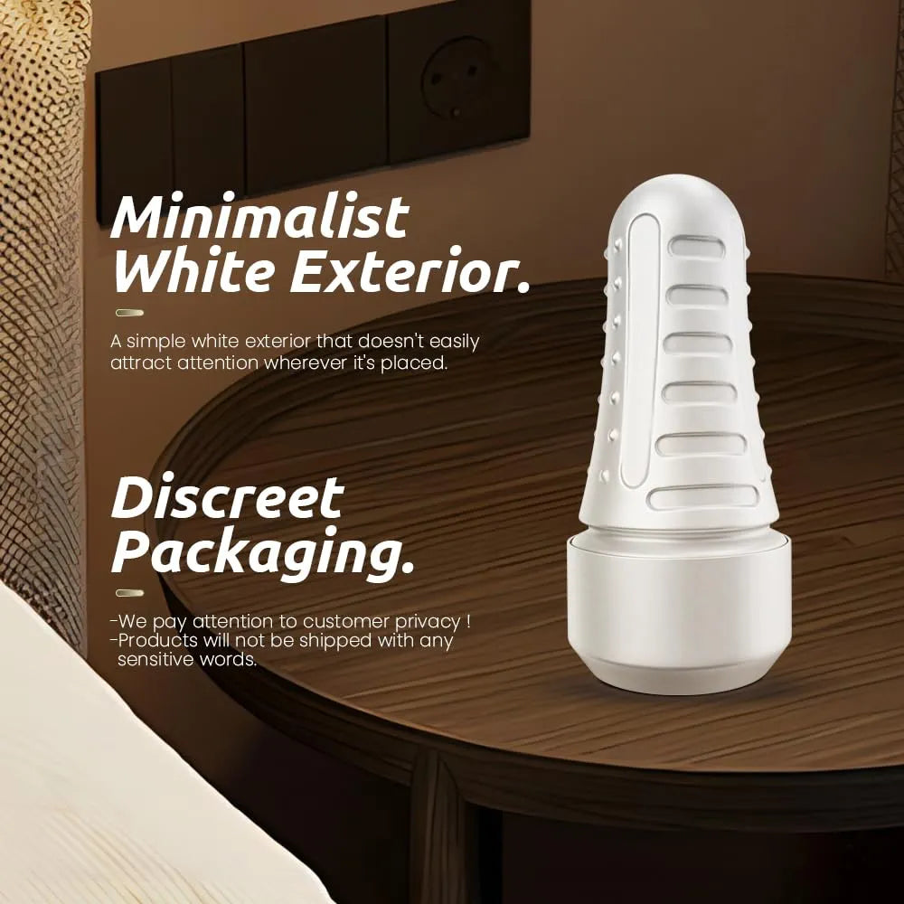 Realistic 7.5-Inch Textured Pocket Vagina Masturbator for Men