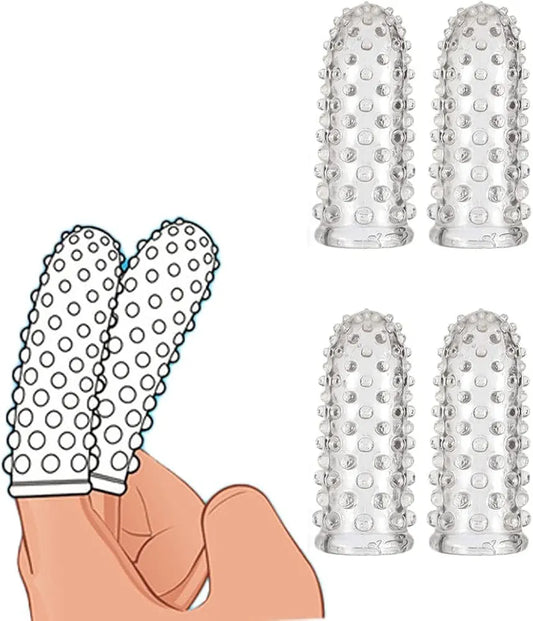 4-Piece Silicone Finger Vibrator Set for Targeted G-Spot and Clitoral Stimulation