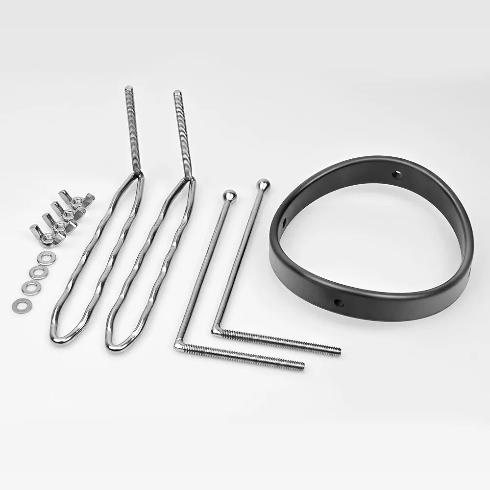 Premium Stainless Steel and Resin Anal and Vaginal Dilator Set for BDSM and Personal Wellness
