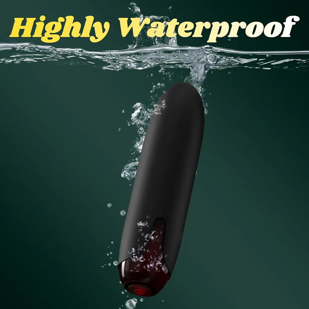 SilkyTouch Rechargeable 10-Mode Waterproof Bullet Massager for Targeted Stimulation