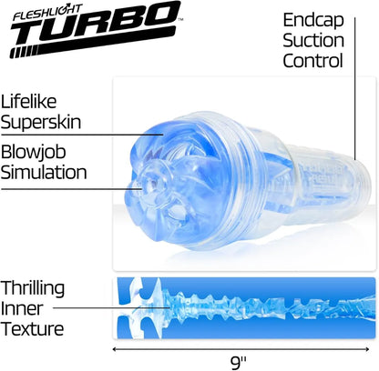 Fleshlight Turbo Thrust Blue Ice Realistic Male Masturbator