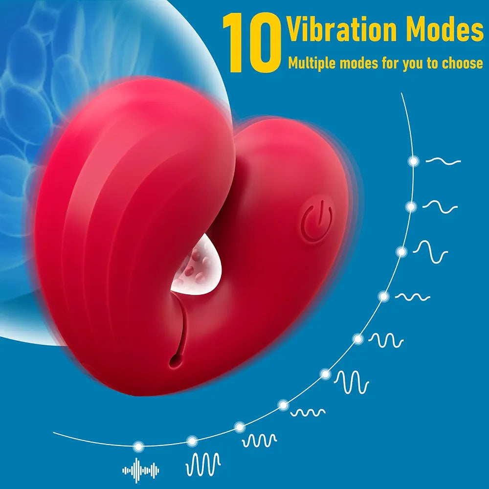 Adjustable Silicone Nipple Clamps with Vibration for Couples