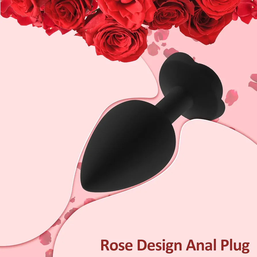 Silicone Anal Training Plug Set - 3-Piece Beginner Prostate Massager Kit