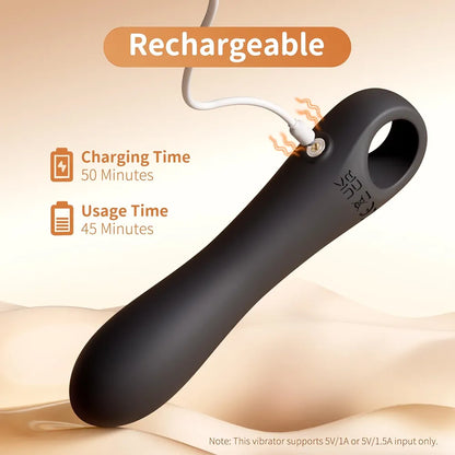 10-Mode G-Spot and Clitoral Vibrating Bullet Massager for Women