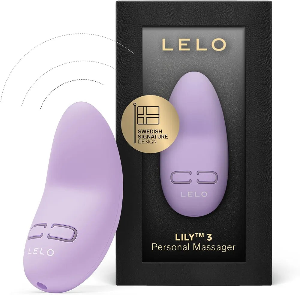LELO Lily 3 Rechargeable Mini Bullet Vibrator - 10 Pleasure Settings, Waterproof & Whisper-Quiet - Calm Lavender