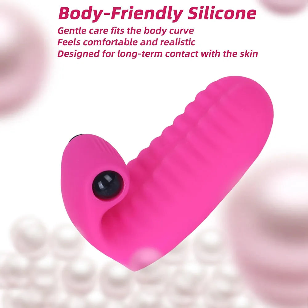 Discreet Mini Finger Vibrator for Targeted Clitoral and G-Spot Stimulation