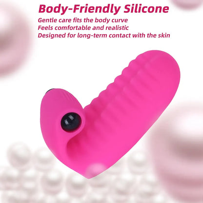 Discreet Mini Finger Vibrator for Targeted Clitoral and G-Spot Stimulation