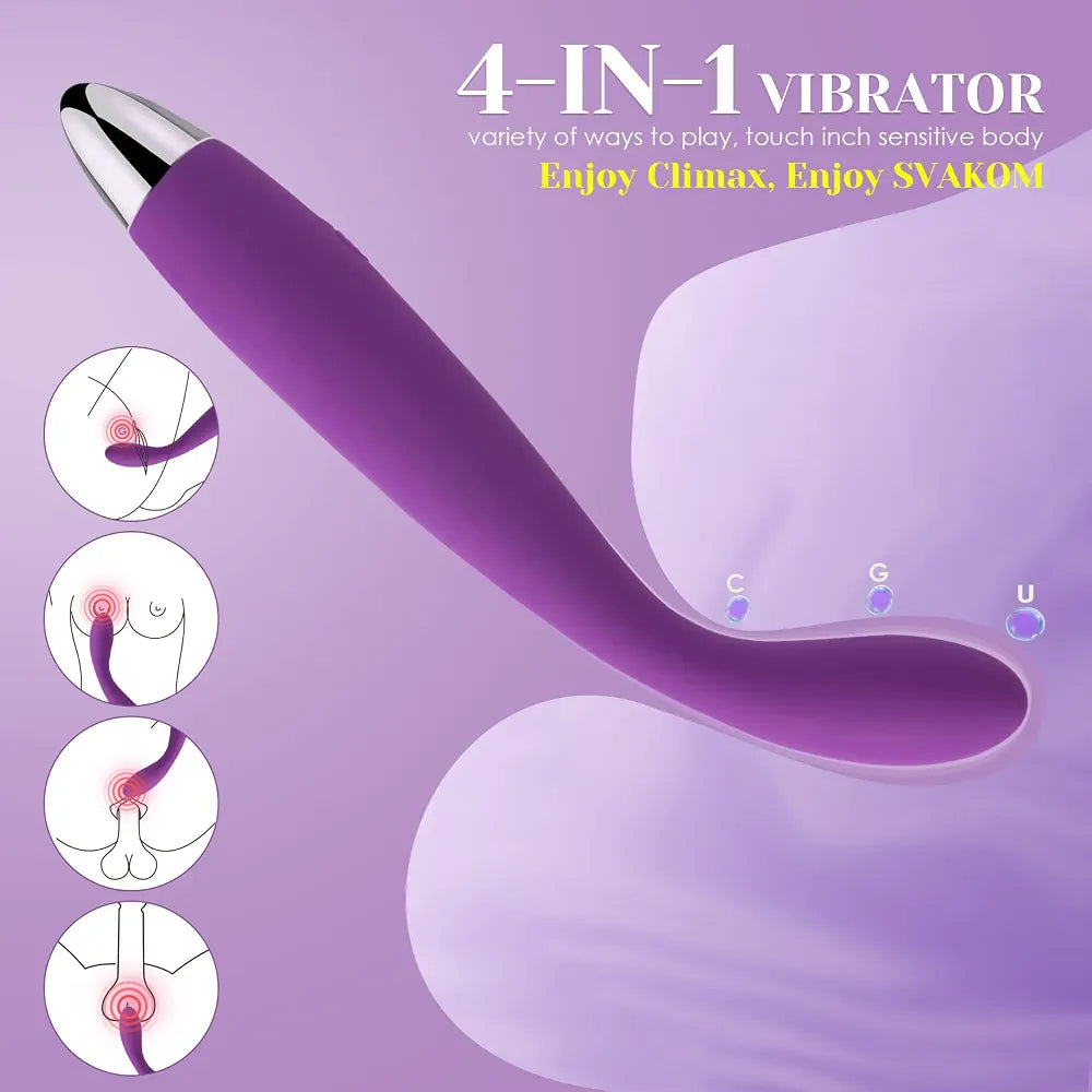 SVAKOM Waterproof G-Spot & Clitoral Vibrating Massager for Women