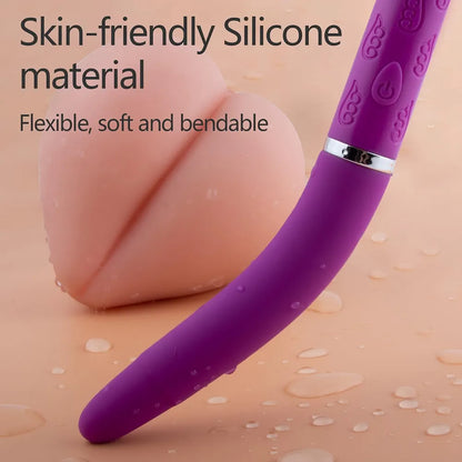 10-Frequency Mini Wand Vibrator for Clitoral and G-Spot Stimulation