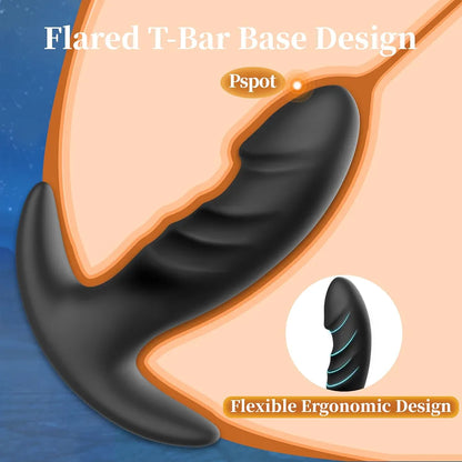 3-Piece Silicone Anal Training Plug Set with Flared Base for Beginners and Advanced Users