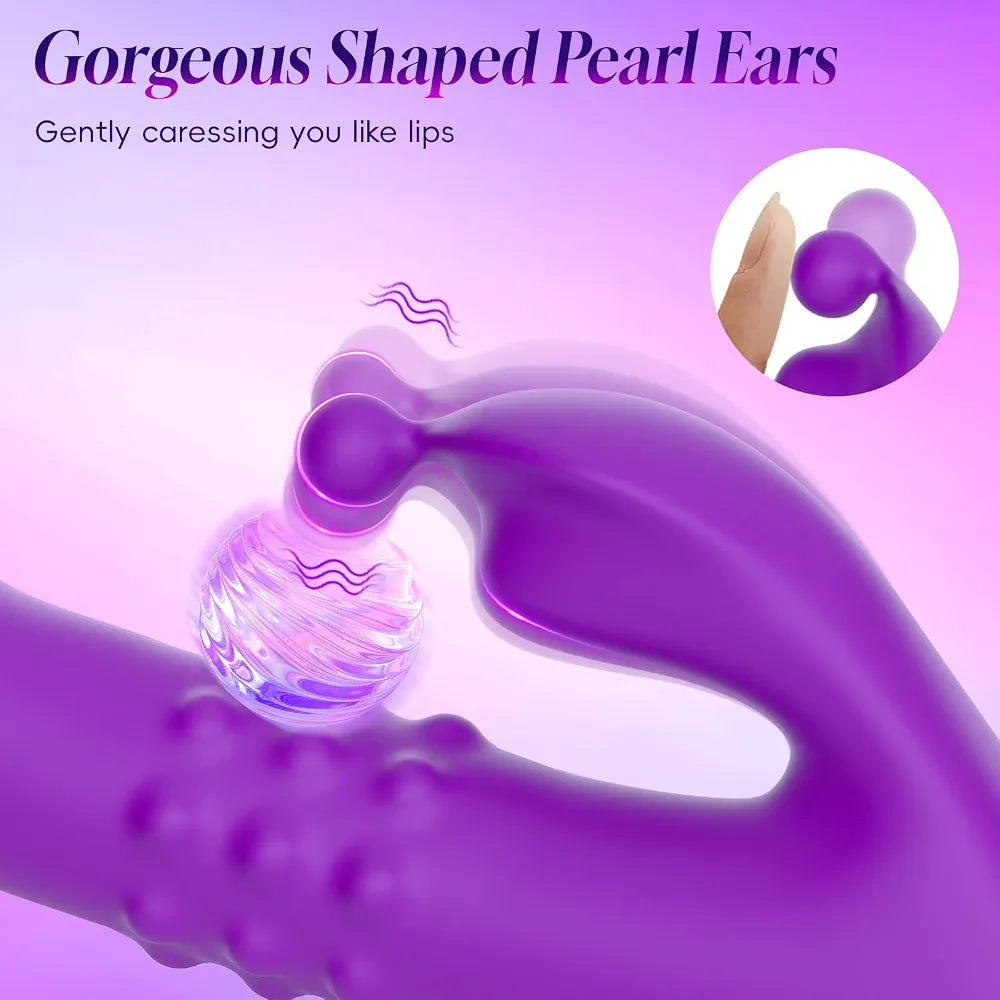 10-Mode Dual-Stimulation Rabbit Vibrator for G-Spot and Clitoral Pleasure