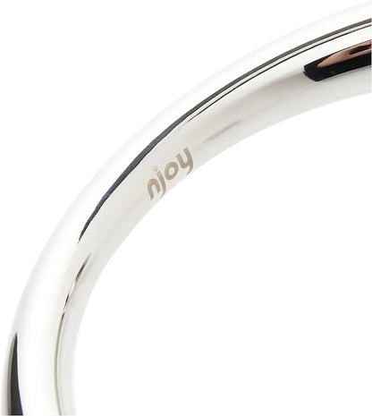 Njoy Pure 7.5-Inch Polished Stainless Steel G-Spot Wand for Adults