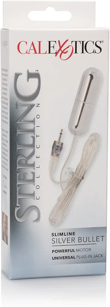 Sterling Collection Slimline Silver Bullet Vibrator by CalExotics