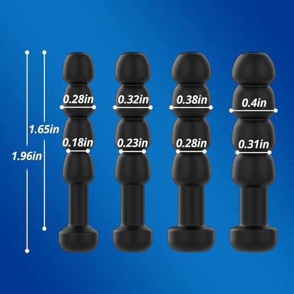 FST Soft Silicone Hollow Urethral Dilator with Multiple Beads for Men