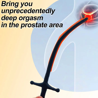 3-Piece Silicone Urethral Sounding Set with Textured Penis Plugs and Dilators for Men