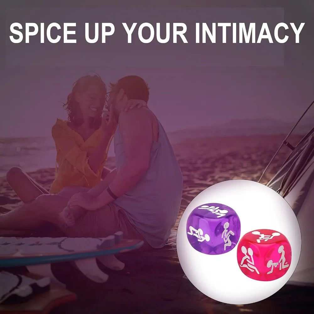 12-Sided Naughty Date Night Dice: Romantic Foreplay & Intimacy Game for Couples