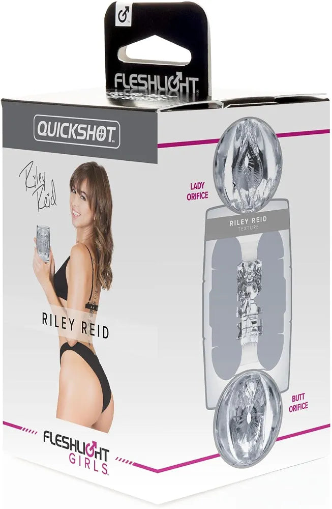 Fleshlight Girls Riley Reid Quickshot Open-Ended Realistic Masturbator