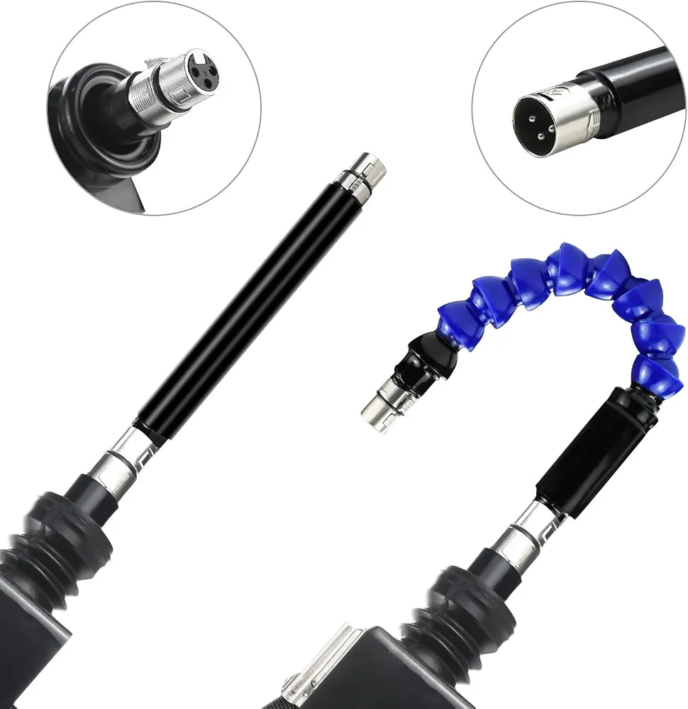ANNGEOK 3XLR Extension Tube Attachment for Thrusting Sex Machines