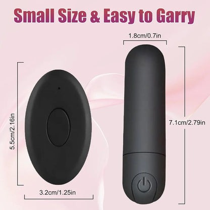 10-Mode Waterproof Remote-Controlled G-Spot and Clitoral Vibrator for Couples
