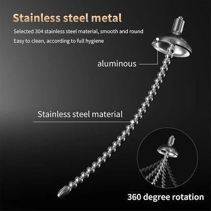 Premium Stainless Steel Urethral Sounding Plug and Dilator Rod for Men