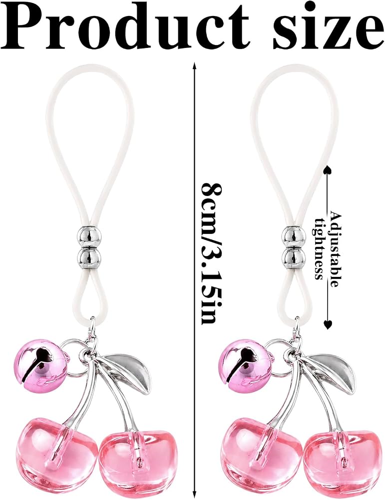 Adjustable Silicone Nipple Clamps - Non-Piercing Body Jewelry for Couples