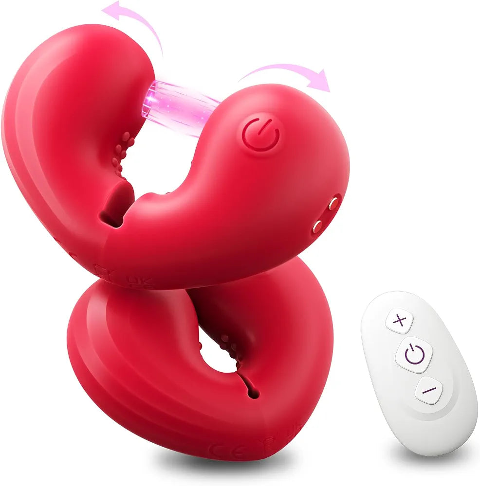 Adjustable Silicone Nipple Clamps with Vibration for Couples