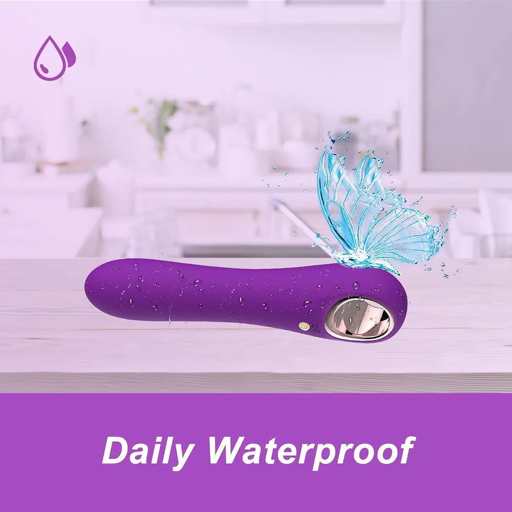 10-Mode Silicone Bullet Vibrator - G-Spot, Clitoral, and Nipple Stimulator for Women and Couples