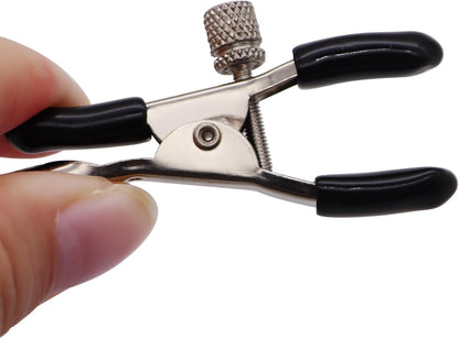 Adjustable Stainless Steel Nipple Clamps for Couples Erotic Stimulation