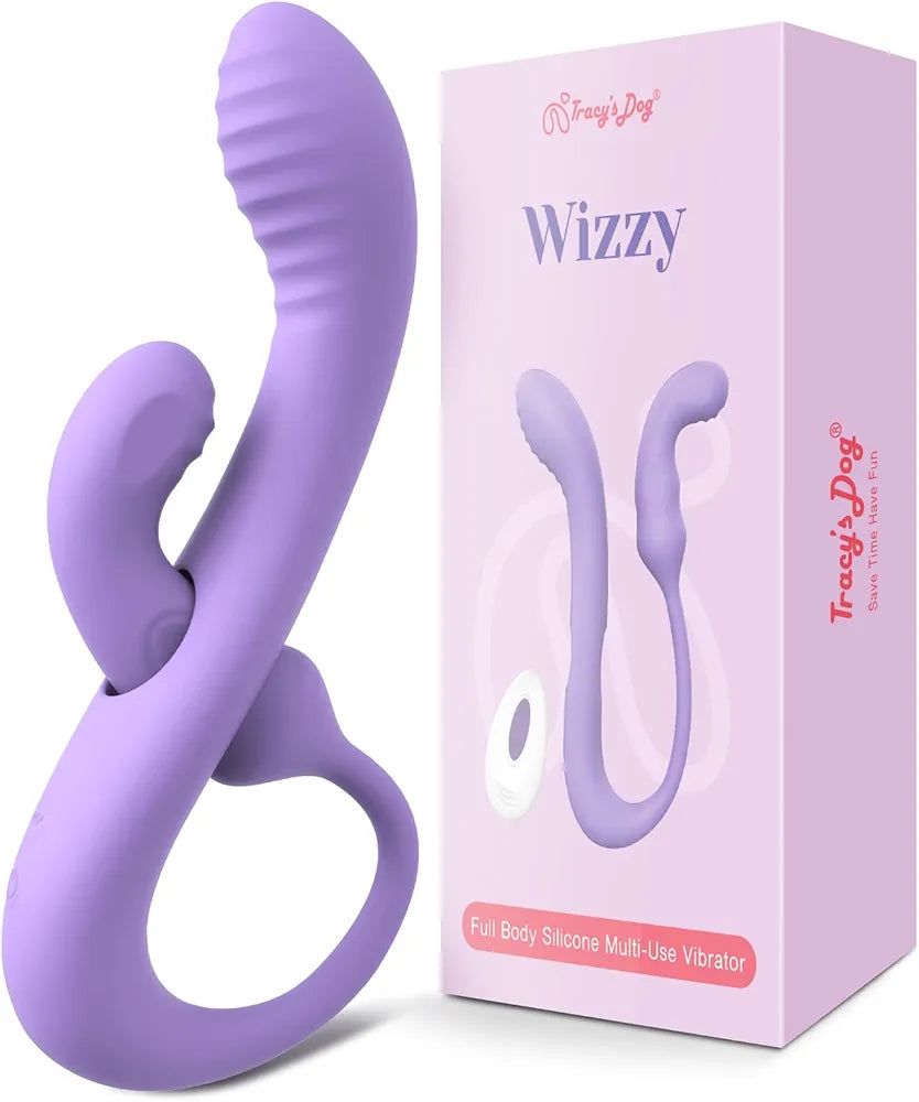 Tracy's Dog Transformable Rabbit Vibrator - 10-Mode Remote Controlled G-Spot and Clitoral Stimulator for Women