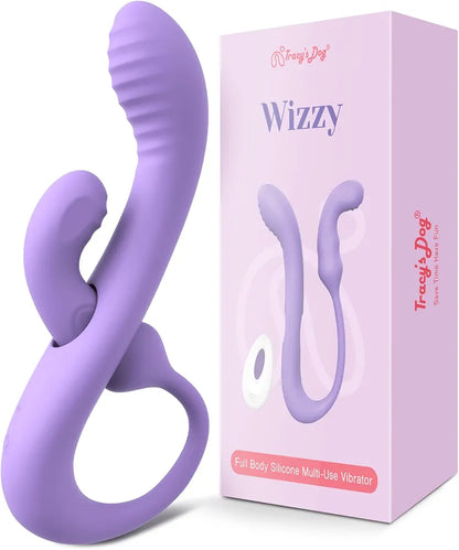 Tracy's Dog Transformable Rabbit Vibrator - 10-Mode Remote Controlled G-Spot and Clitoral Stimulator for Women