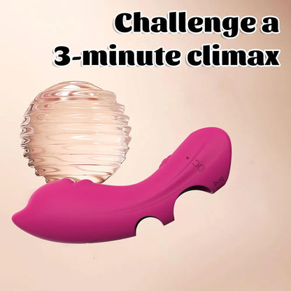 10-Speed Rechargeable Finger Vibrator for Clitoral and G-Spot Stimulation