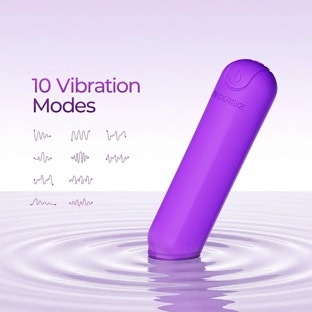 Rose Bullet Vibrator: 10-Mode Rechargeable Waterproof Silicone Vibe with App Control for Clitoral & G-Spot Stimulation