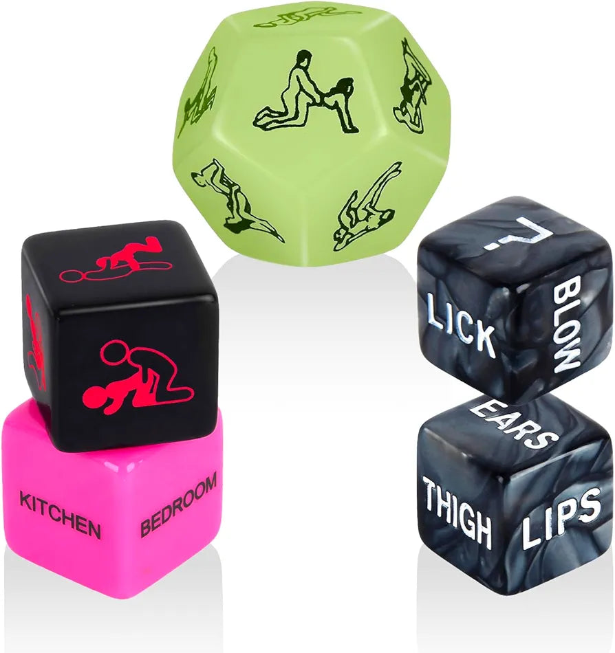 Romantic Couples Position Dice Game for Date Night