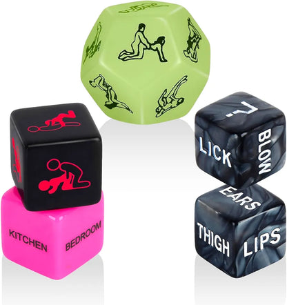 Romantic Couples Position Dice Game for Date Night