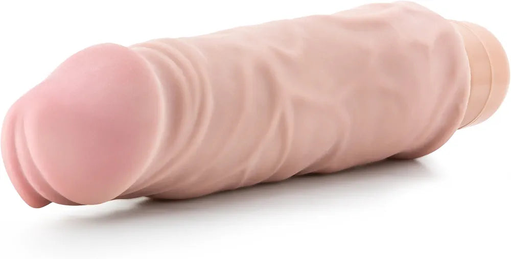Blush X5 Plus 9.25-Inch Waterproof Realistic Vibrating Dildo with Flexible Shaft and Multi-Speed G-Spot Stimulation