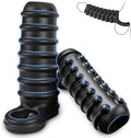 Penis Sleeve for Men- Zopokeng Textured Girth Enhancer Cock Sleeve G Spot Stimulation, Silicone Cock Ring Reusable Penis Extender, Waterproof Penis Pump Sex Toys for Male & Couples