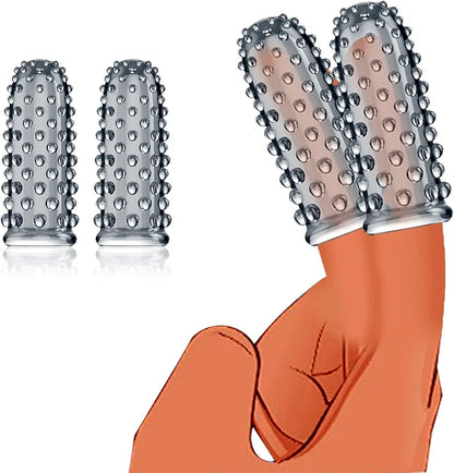 Silicone Finger Sleeve G-Spot and Clitoral Stimulator for Couples