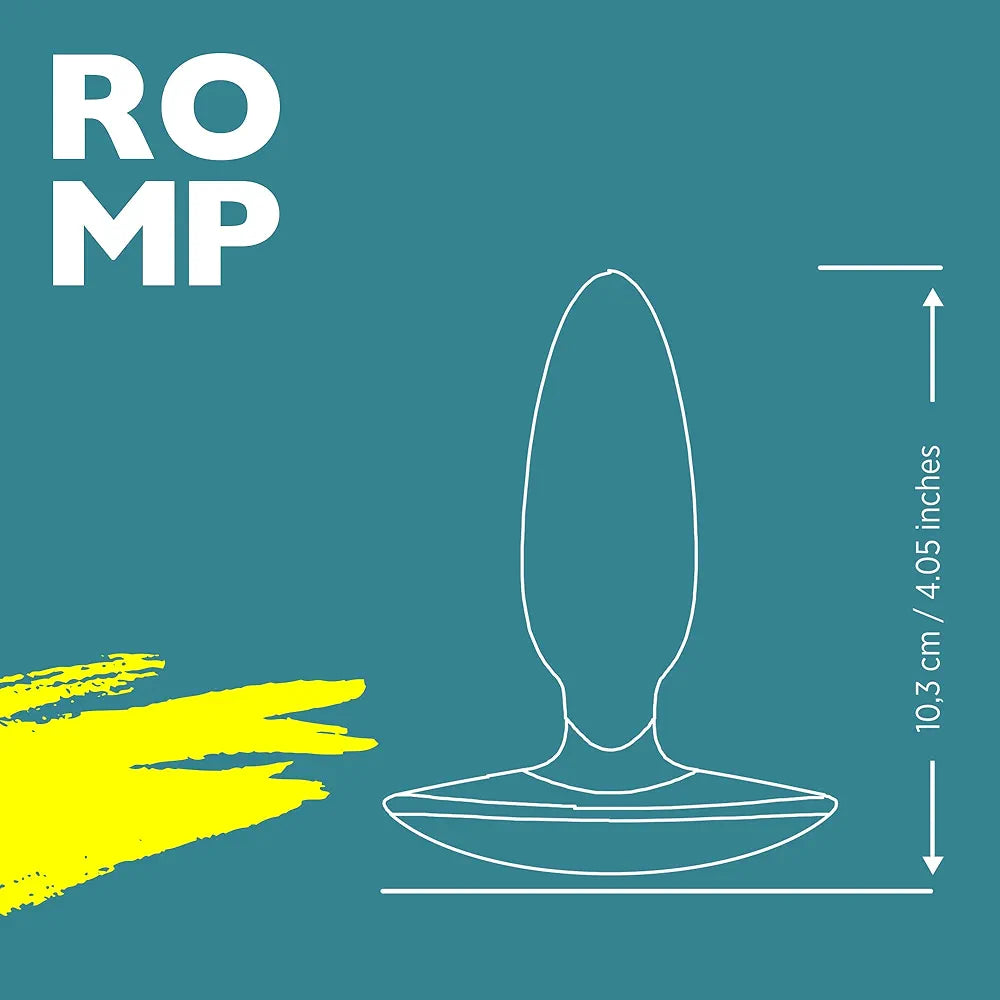 ROMP 4-Inch Waterproof Silicone Prostate Massager with 6 Vibration Modes