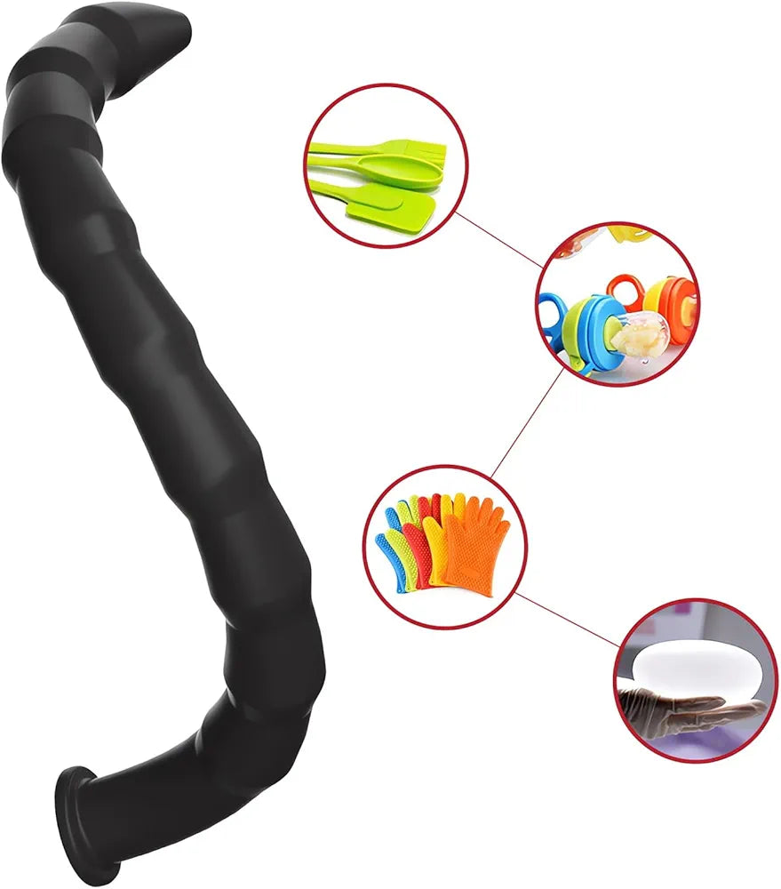 5-Piece Silicone Urethral Dilator and Prostate Massager Set for Men