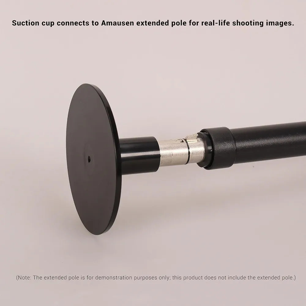 Amausen Universal 3XLR Dildo Holder Attachment for Sex Machines with 3.9-Inch Suction Cup Adapter