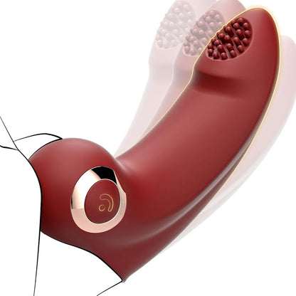 Yivans Rechargeable Silicone Mini Vibrator for Targeted G-Spot and Clitoral Stimulation