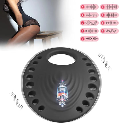 Romi Butterfly 9-Mode Dual-Stimulation Couple's Vibrator - Black