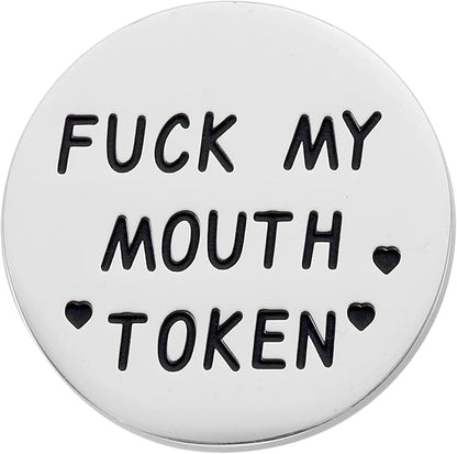 Romantic Naughty Token Set for Couples - Fun Valentine's Day Gift for Him