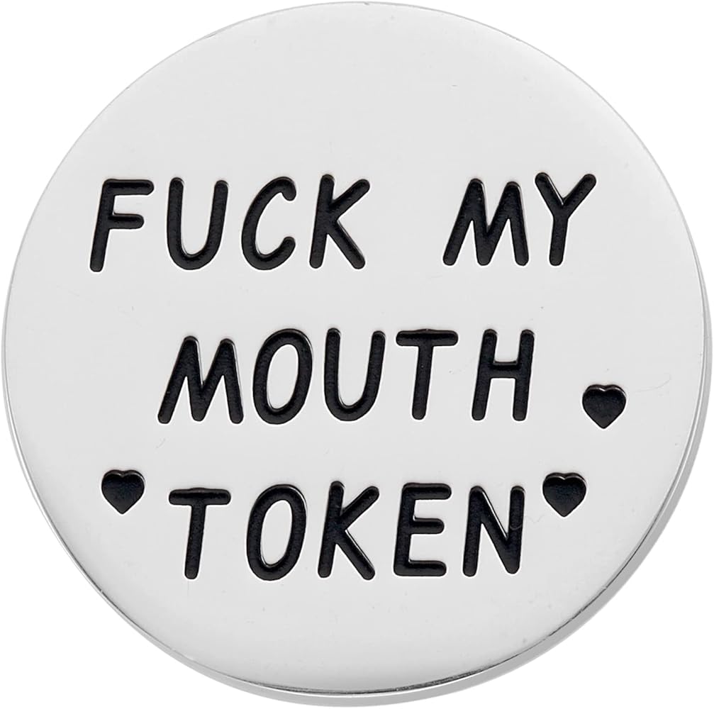 Romantic Naughty Token Set for Couples - Fun Valentine's Day Gift for Him